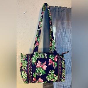Vintage Vera Bradley “Return to Happiness Quilted Duffle Bag